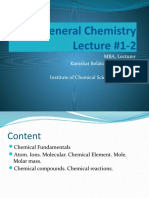 General Chemistry 1 Lect