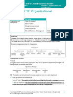 1 - 2. Worksheet 12 - Organisational Structures