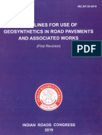 Guidelines FOR USE OF Geosynthetics in Road Pavements and Associated Works