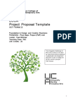 Lcca Project Proposal Template: Oct Term 22