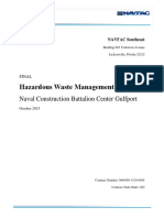 Hazardous Waste Management Plan - Oct 2015