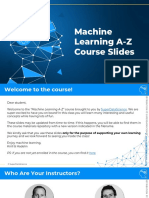 Machine Learning A Z Course Downloadable Slides V1.5