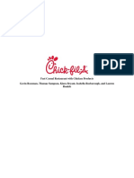 Chick-Fil-A Marketing Plan