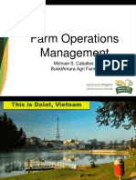 Farm Operation Management