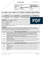 LecturePlan AdvP&S