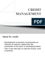 Credit Management