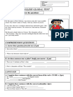 Global Test 4 1st Semester