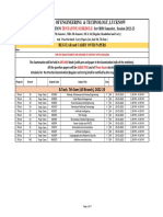 TENTATIVE Schedule - 7 - 1 - 2023