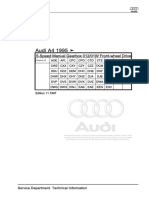 Manual Transmission 012 VW Version 1997