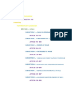 Succession Outline