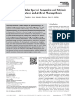 Shifting The Sun - Solar Spectral Conversion and Extrinsic Sensitization