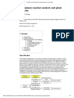 Cabanyss Et Al. (2014) - Preliminary Market Analysis and Plant Capacity