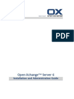 OX6 Installation and Administration