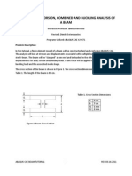 Axial+Bending+Torsion+Combined+Buckling Analysis of A Beam (Abaqus Cae) Jas