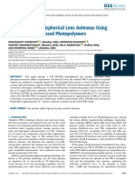 1 - 220-320 GHZ Hemispherical Lens Antennas Using