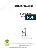 Clark Staddle Stacker SM-994 Ssx12!16!18 (Nov-2019) Service Manual - 8120715