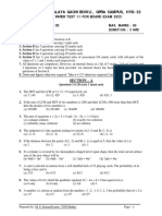 Maths Class X Sample Paper Test 11 For Board Exam 2023 2