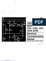 BMW 318i - 318is - 325i - 325is (E36) 1993 Electrical Wiring Diagrams