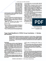 Vapor-Liquid Equilibria by UNIFAC Group Contribution. Revision and Extension