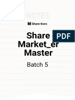 Share Marketer Master Notes B-5