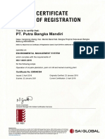 Sertifikat Iso 14001 - 2015