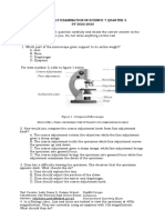 Quarterly Examination in Science 7 Quarter 2 SY 2022-2023 Instructions: Read Each Question Carefully and Shade The Correct Answer in The