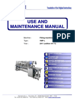 Manual de Uso y Mantenimiento Llenadora Lineal - Teknoice