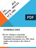 The Negotiable Instruments Act 1881 381011348