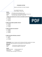 Pcpar Standard Costing