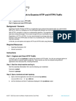 10.6.7 Lab - Using Wireshark To Examine HTTP and HTTPS Traffic