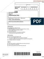 Questionpaper Year9 June2012