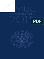 2015 UMUC Commencement Program