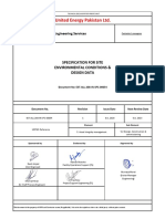 Specification For Site Environmental Data