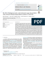 The Effect of Hydrogen Peroxide On The Biochemical Oxygen Demand (BOD)