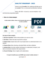 Data Analyst Roadmap 2023 by Rishabh Mishra