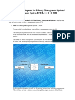 Data Flow Diagram For Library Management System