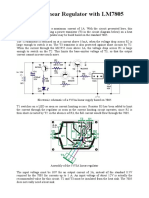 5V & 3A Linear Voltage Regulator With LM7805