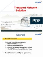 Optical Transport Network Solution: Training Department