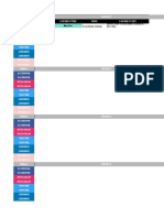 (Semrush) Social Media Content Calendar Template