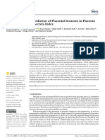 Ultrasonographic Prediction of Placental Invasion in Placenta Previa by Placenta Accreta Index