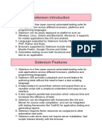 Selenium Introduction