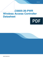 Huawei AC6605-26-PWR Wireless Access Controller Datasheet