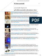 Advanced View Pic Microcontroller Projects List - PIC Microcontroller