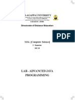 PG - M.Sc. - Computer Science - 341 14 - Lab Advanced Java Programming - Binder