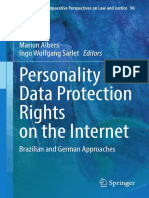 Personality and Data Protection Rights On The Internet: Marion Albers Ingo Wolfgang Sarlet Editors