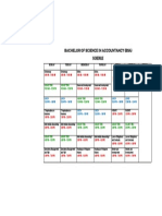 Yehey Freedom! Yehey Freedom!: Bachelor of Science in Accountancy (Bsa) Schedule