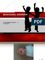 Behavioral Disorder by Dr. Mohammed Alneami