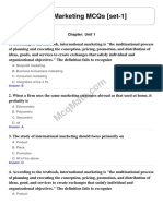 International Marketing Solved MCQs (Set-1)