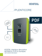 BA - KOSTAL Interface Description MODBUS TCP - SunSpec - Hybrid