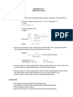 Expt 2 Transfer Function 1